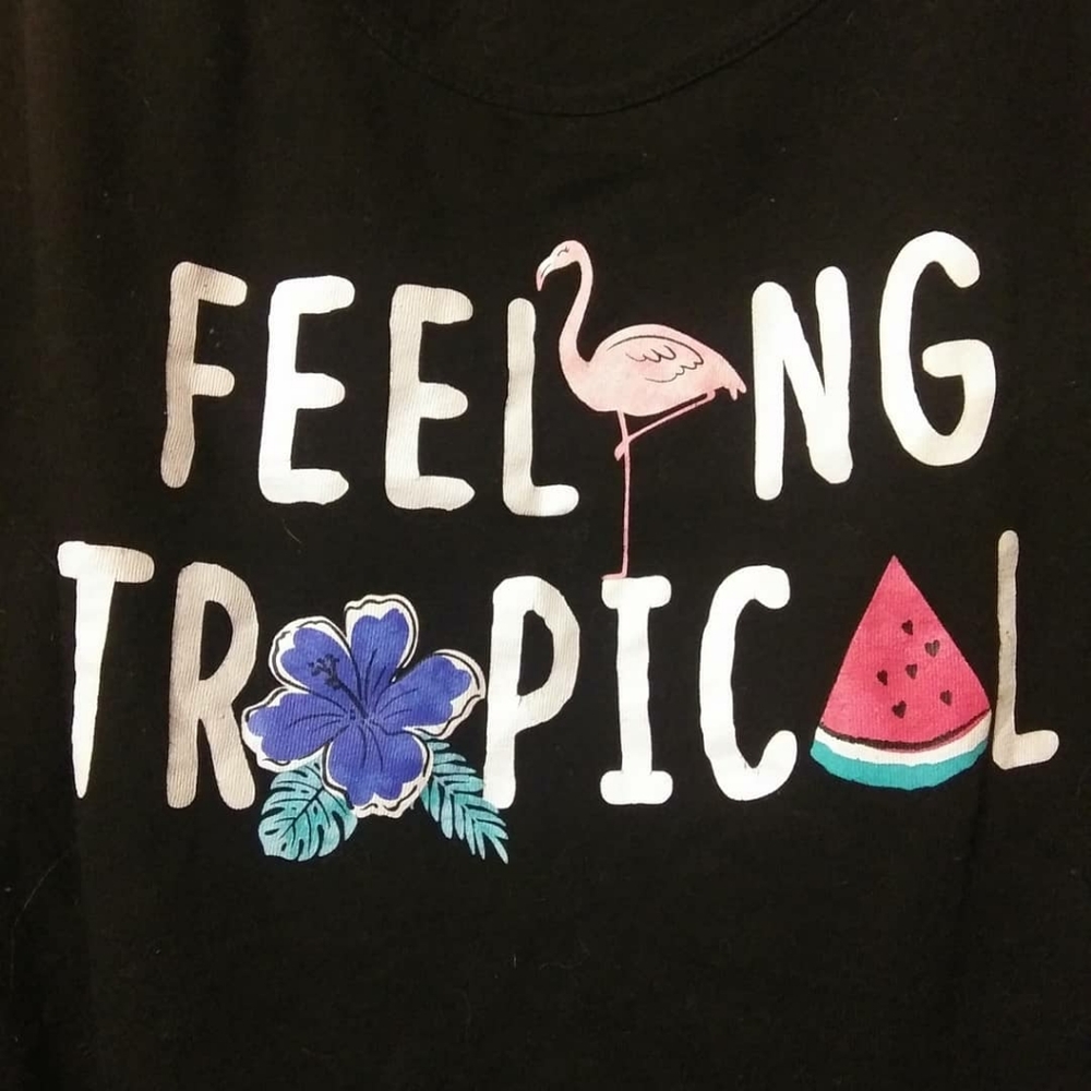 Secret Treasures Feeling Tropical Crop Top